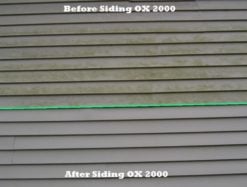 Siding Cleaner OX 2000 results