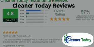 Cleaner Today Reviews and Testimonials